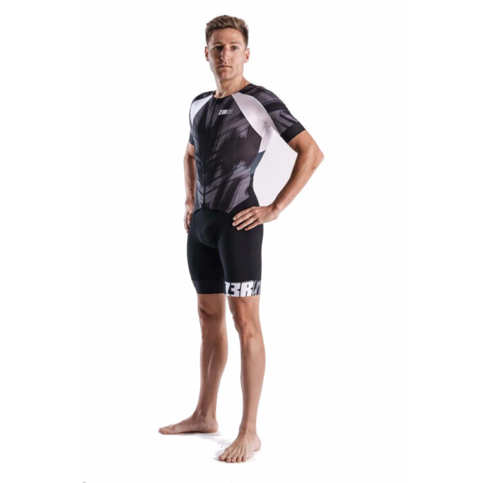 Body Triathlon Racer Ttsuit da Uomo - Black Vivacity - 3