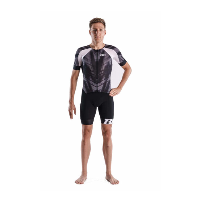 Body Triathlon Racer Ttsuit da Uomo - Black Vivacity - Base