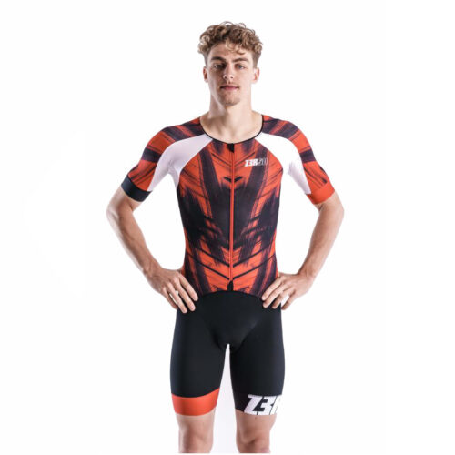 Body Triathlon Racer Ttsuit da Uomo - Red Vivacity - Base